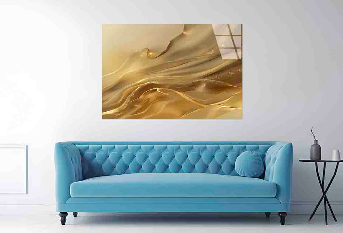 Elegant Metallic Satin Tempered Glass Printing Wall Art Australian Made Quality
