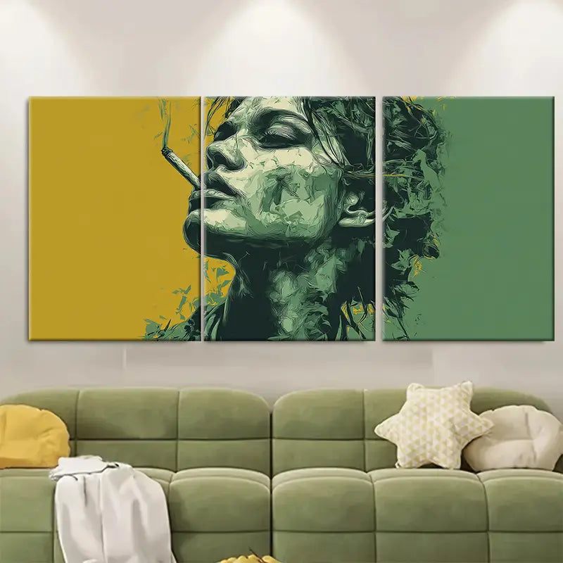 3pcs Seamless Defund Big Pharma Anti Corruption Wall Art Set Canvas Framed 60x90cm - High Quality Print 100% Australian Made Wall Canvas Ready to Hang