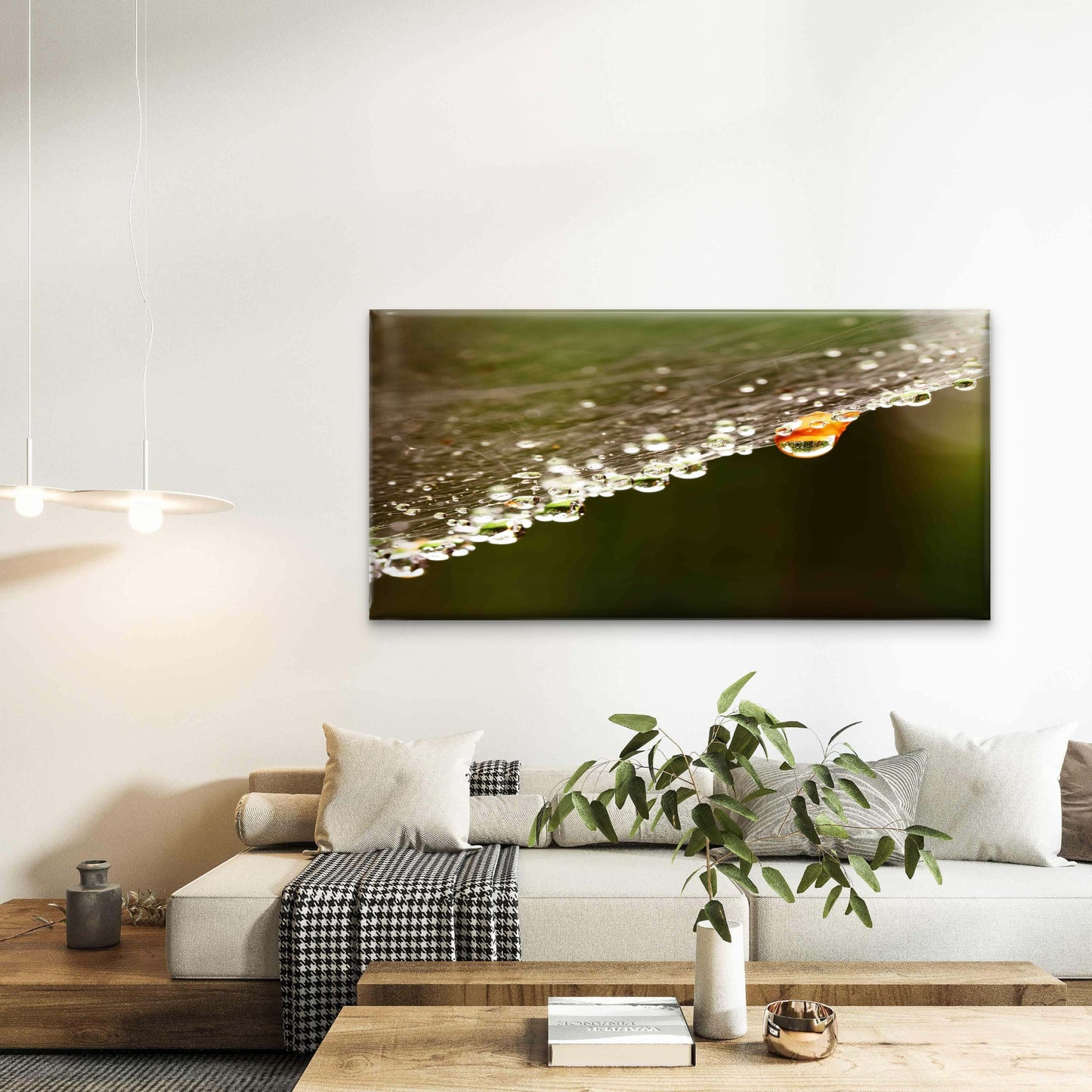 Texture Red Black Gold Wave Wall Art Canvas Office Home Room Framed 120x60cm - Bella Home Decor