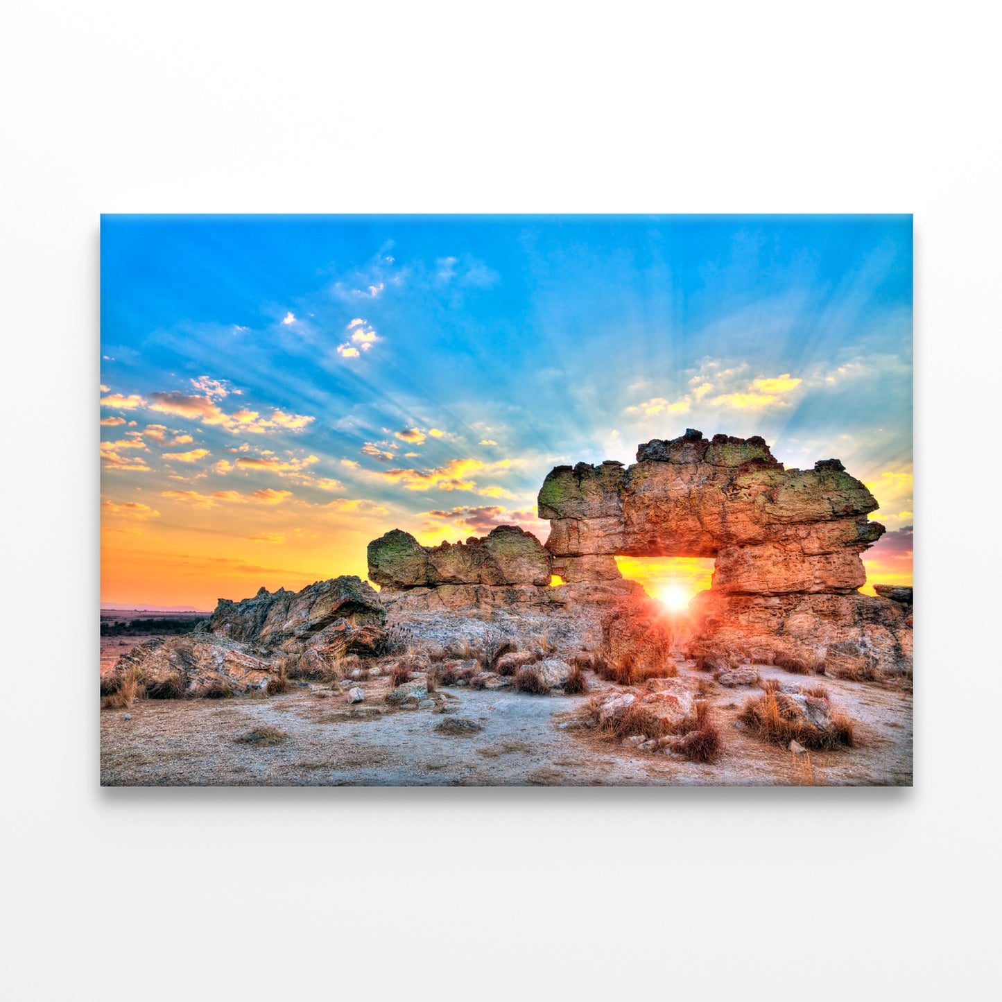 Sunset at La Fenetre, Isalo Wall Art Decor 100% Australian Made - Bella Home Decor