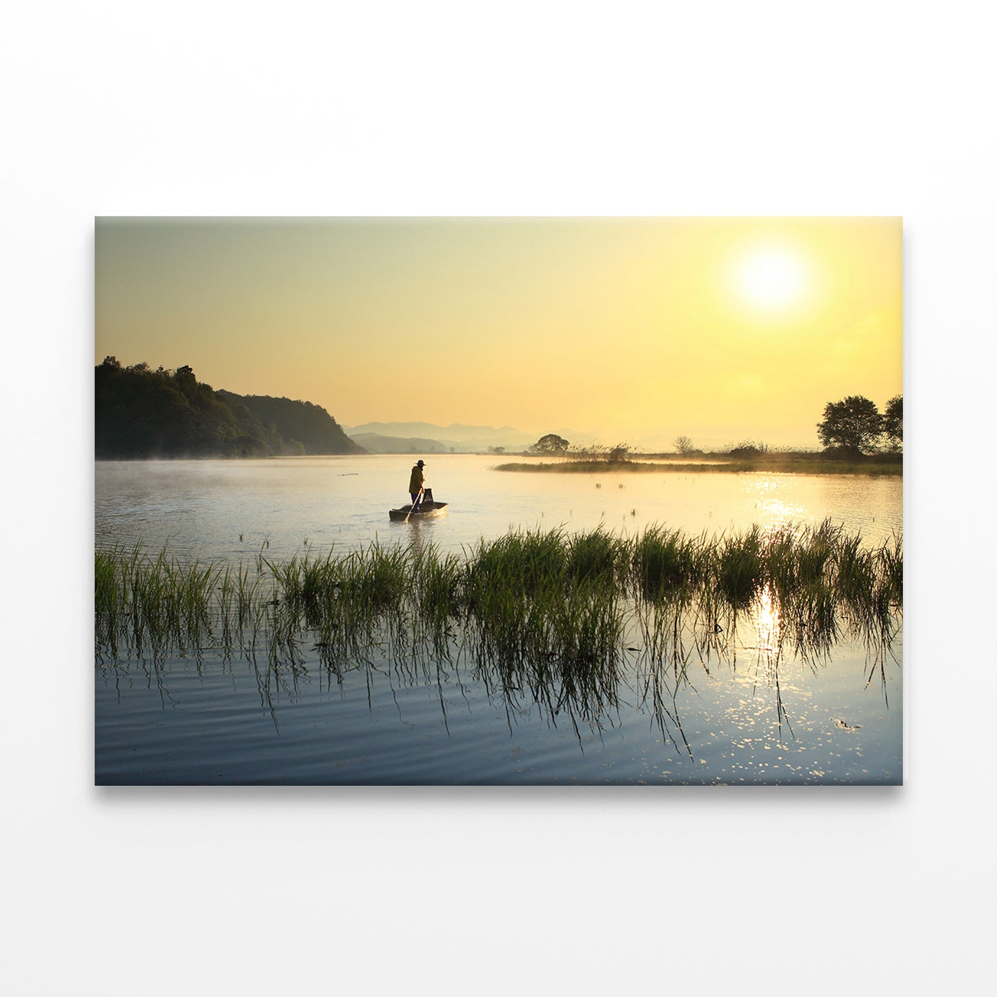 Morning View of Upo Swamp, Korea Wall Art Decor 100% Australian Made - Bella Home Decor