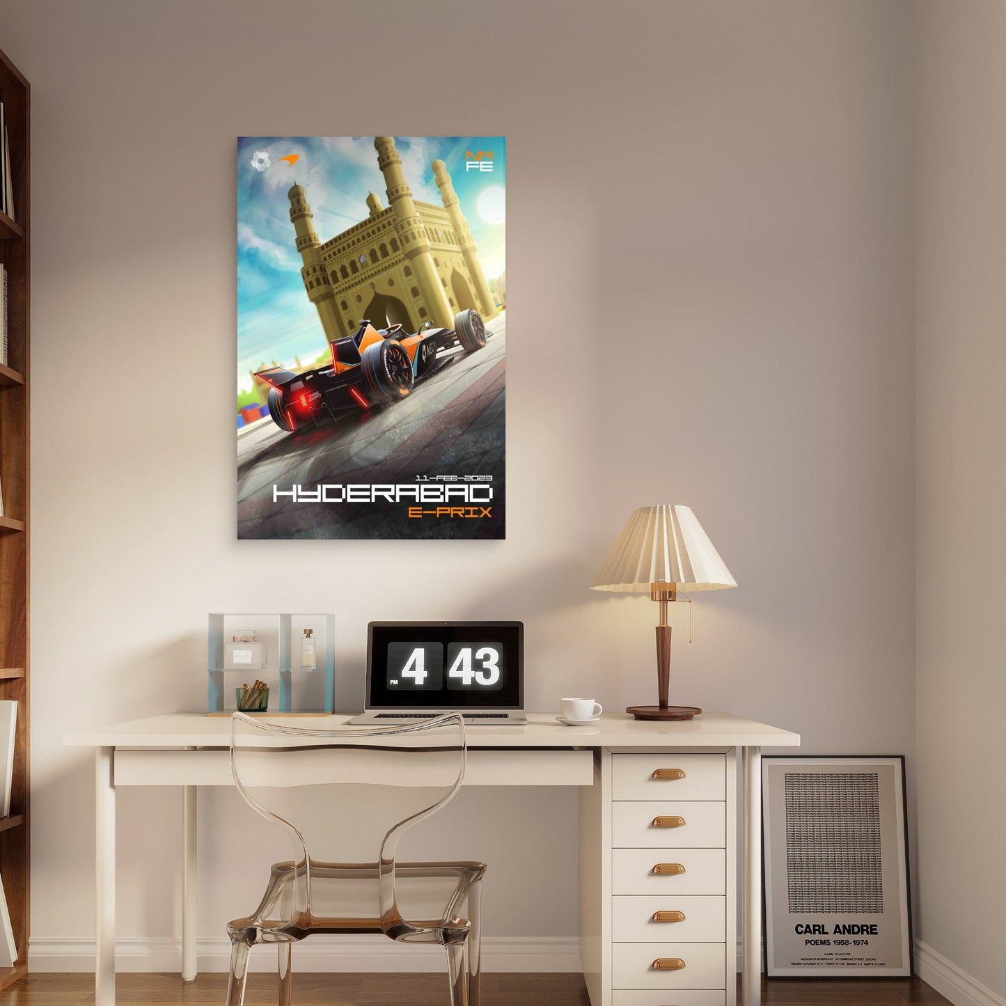 Historic Landmark Racing 40x60cm Metal Print Ready to Hang