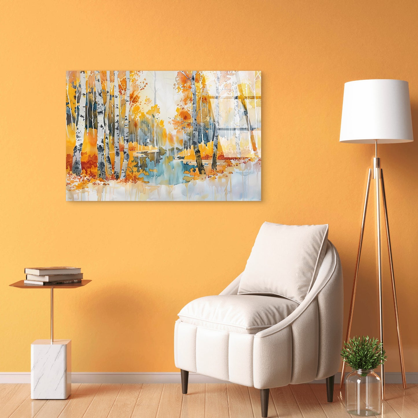 Colors of the Fall Forest Acrylic Glass Printing Wall Art Australian Made Quality