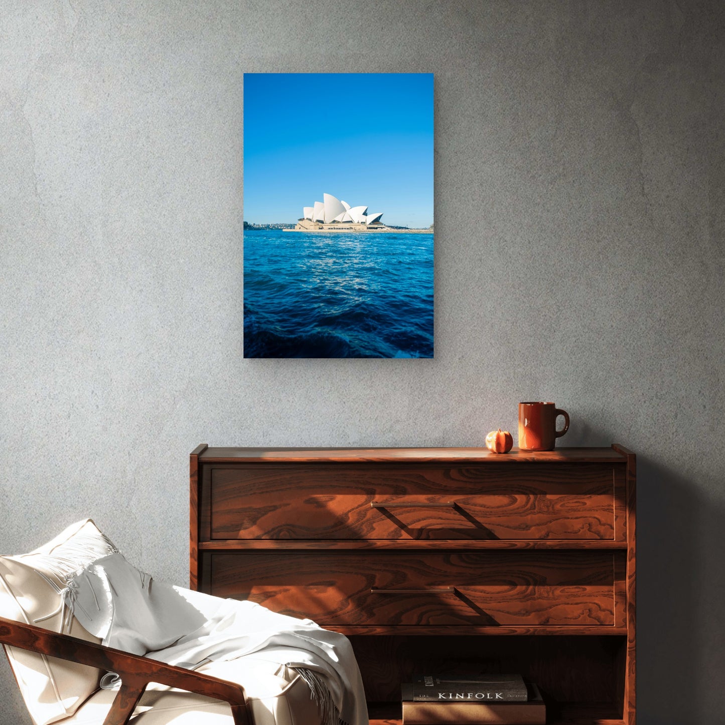 Sydney Opera House Harbour Australia 40x60cm Metal Print Ready to Hang