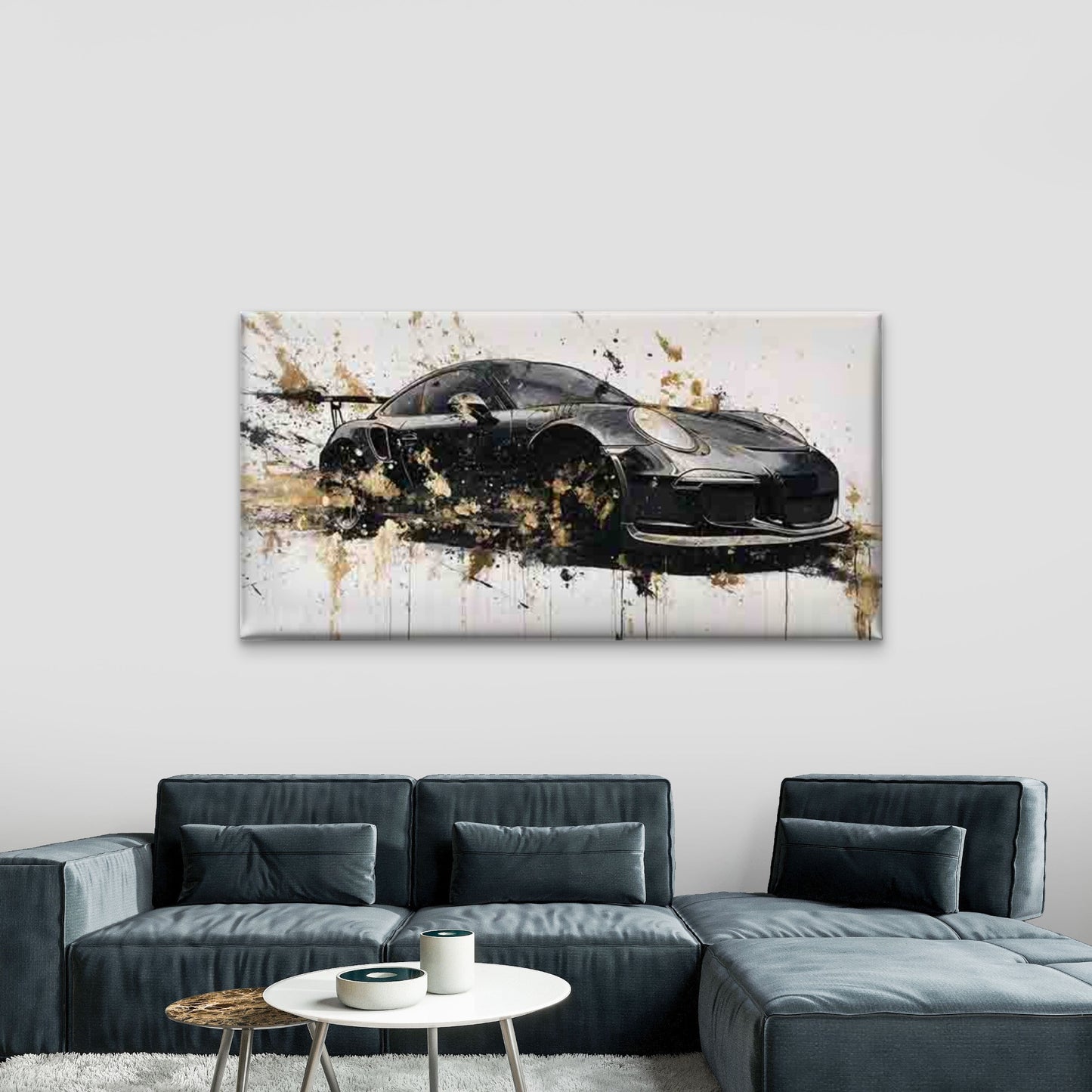 Passion The Art of Automotive Wall Art Canvas Office Home Room Framed 120x60cm - Bella Home Decor