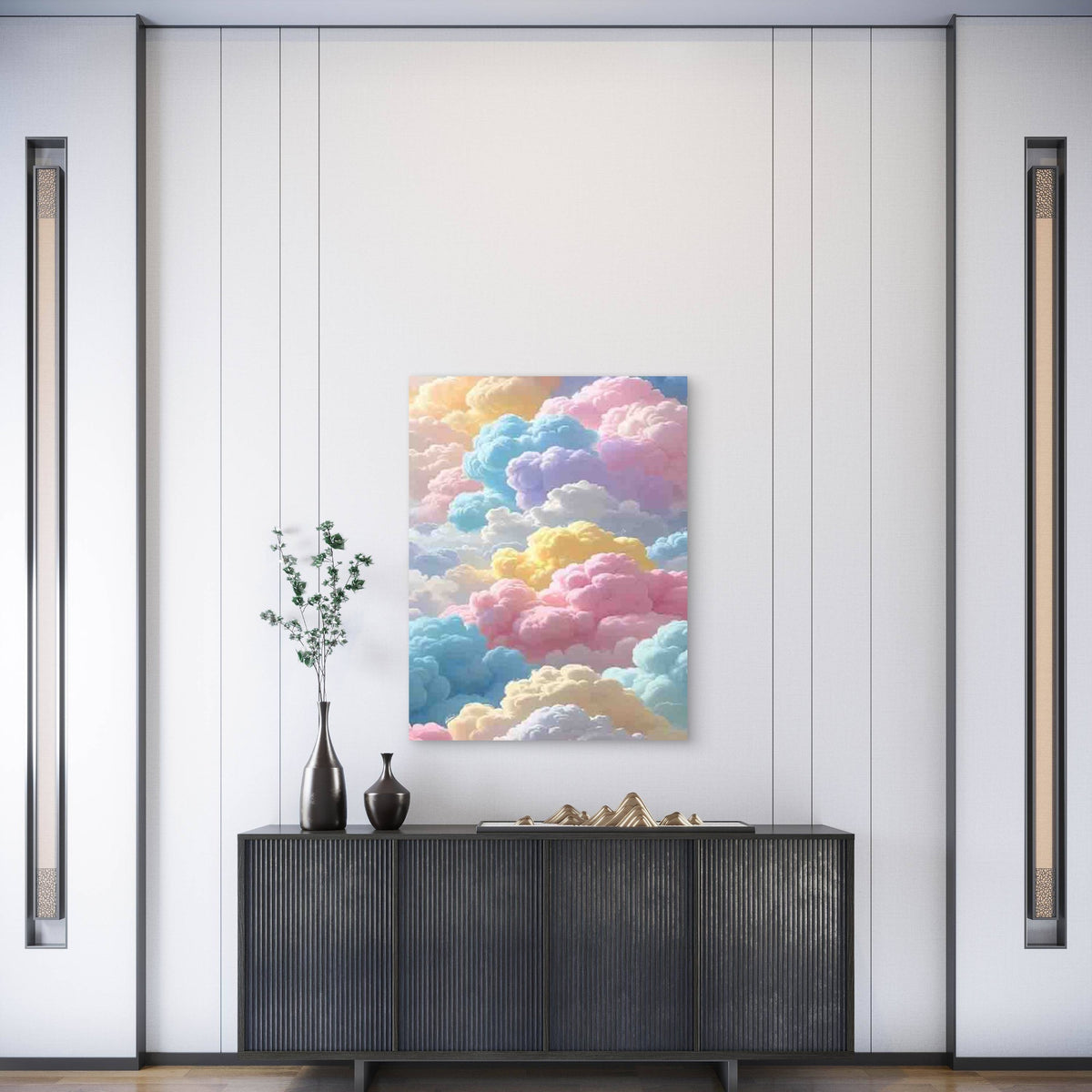 Colorful Clouds Metal Print Ready to Hang