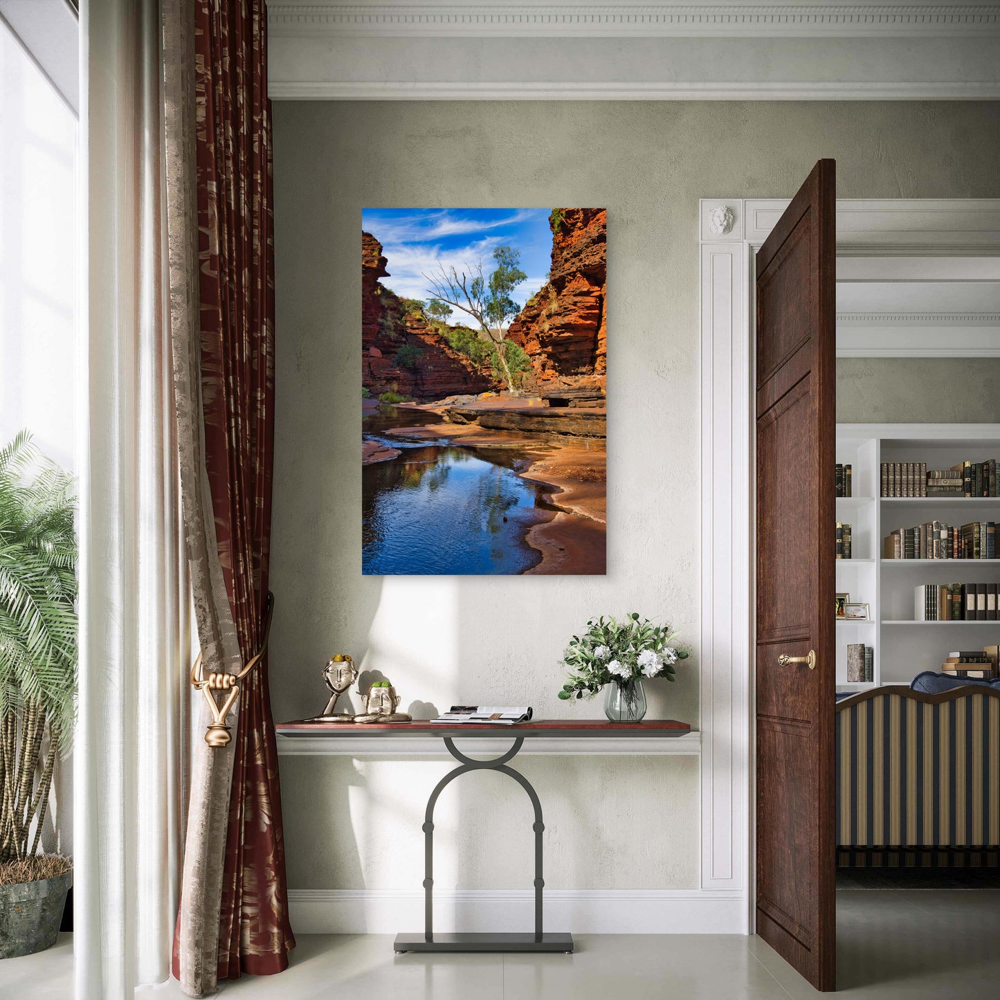 Karijini National Park Kalamina Gorge Outback 40x60cm Metal Print Ready to Hang