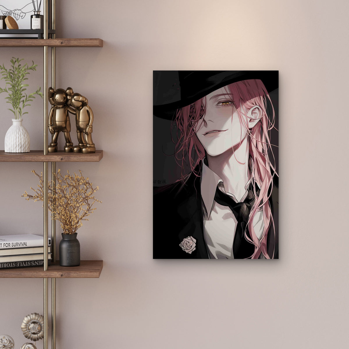 Zhao Ran In Suit Metal Print Ready to Hang