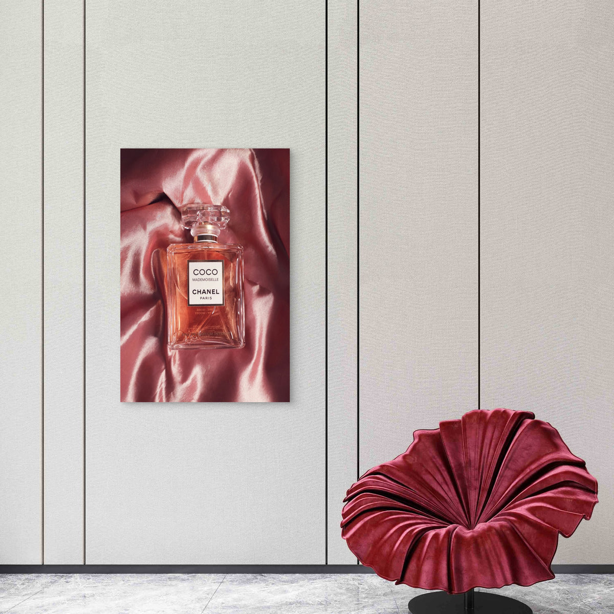 Chanel Coco Mademoiselle Eau De Parfum Intense 40x60cm Metal Print Ready to Hang