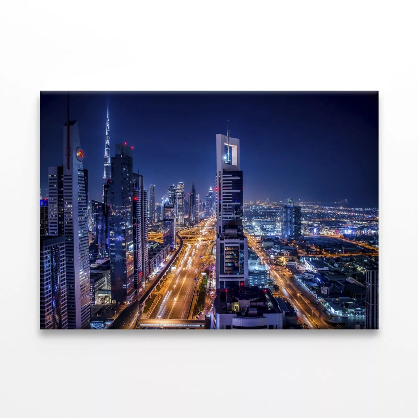 Vibrant Night City Lights Wall Art Decor 100% Australian Made - Bella Home Decor