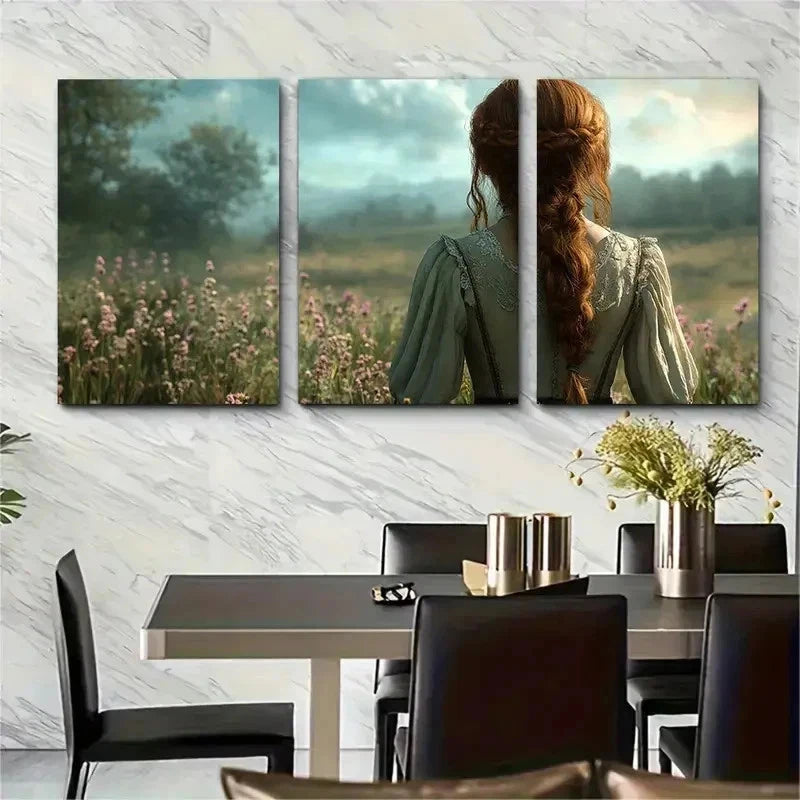 3pcs Custom For Anne Sawyer Perfect Wall Art Set Canvas Framed 50x70cm - High Quality Print 100% Australian Made Wall Canvas Ready to Hang - Bella Home Decor