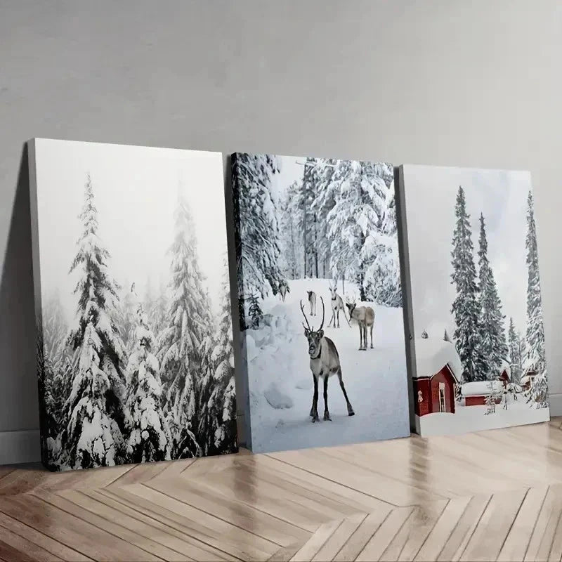 3pcs White Dandelion Botanical Flower Wall Art Set Canvas Framed 60x90cm - High Quality Print 100% Australian Made Wall Canvas Ready to Hang