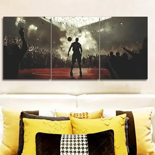3pcs The winning goal Wall Art Canvas Unframed - High Quality Print 100% Australian Made Wall Canvas