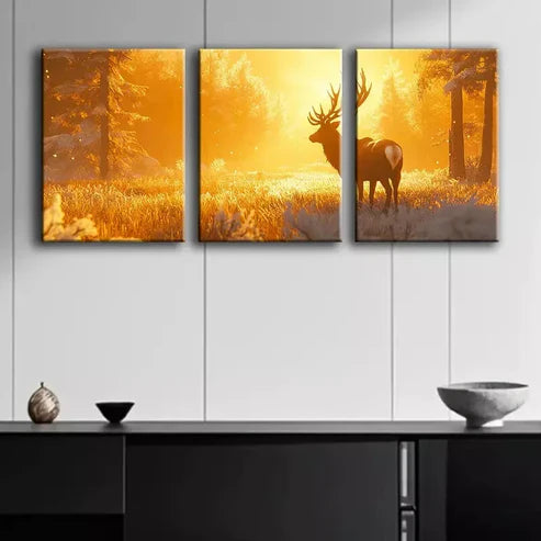 3pcs Sunset Art Canvas Unframed - High Quality Print 100% Australian Made Wall Canvas