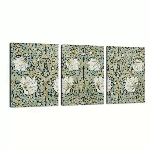 3pcs Abstract Nature Floral Art Canvas Framed 60x90cm - High Quality Print 100% Australian Made Wall Canvas Ready to Hang