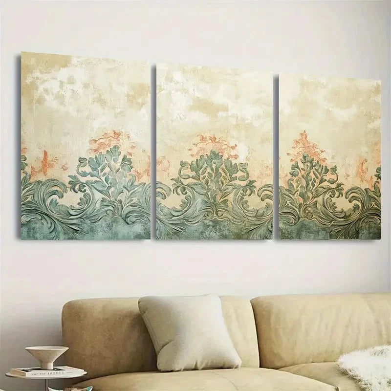 3pcs Floral Wall Art Set Canvas Framed 40x60cm - High Quality Print 100% Australian Made Wall Canvas Ready to Hang