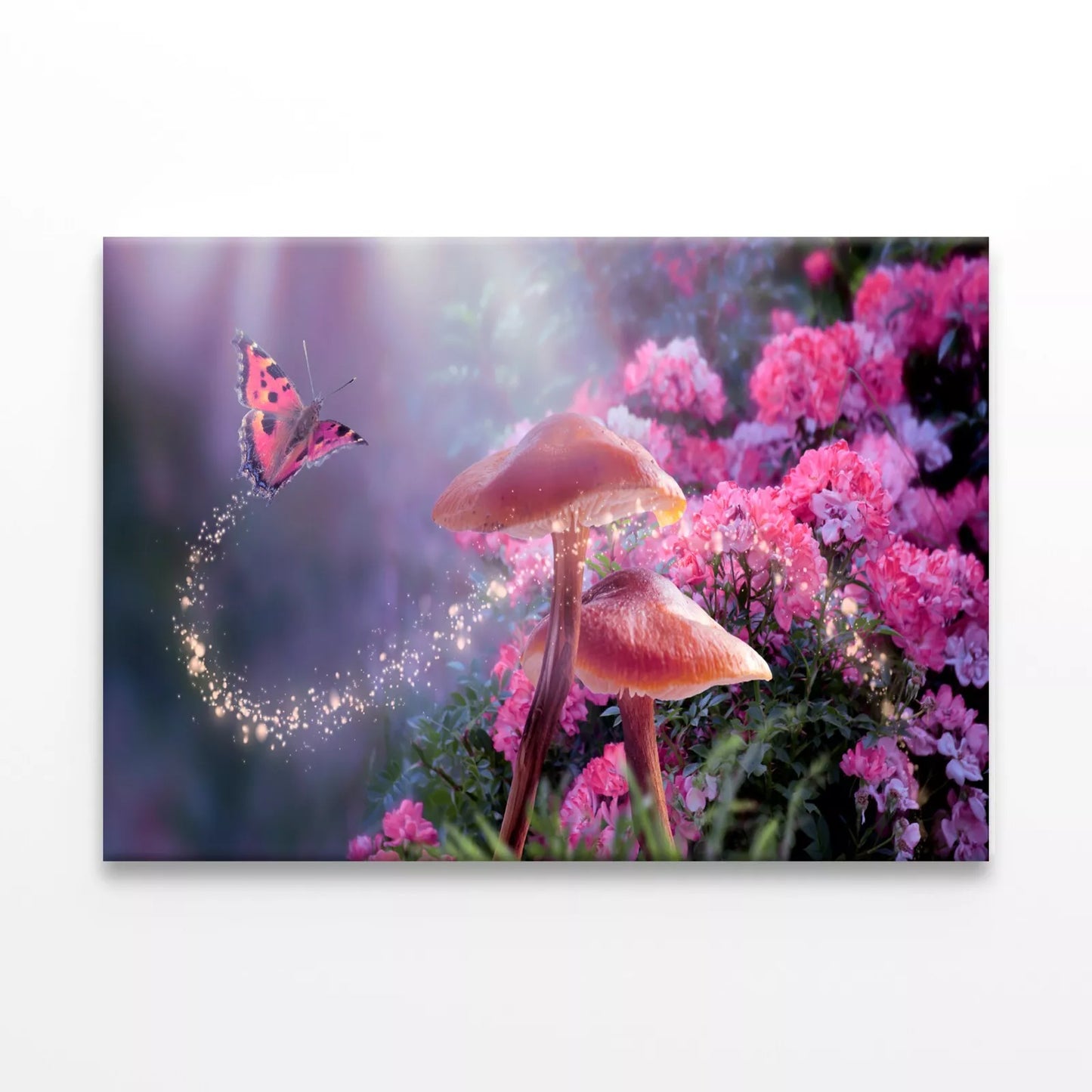 Magical Mushrooms and Butterfly Wall Art Decor 100% Australian Made - Bella Home Decor