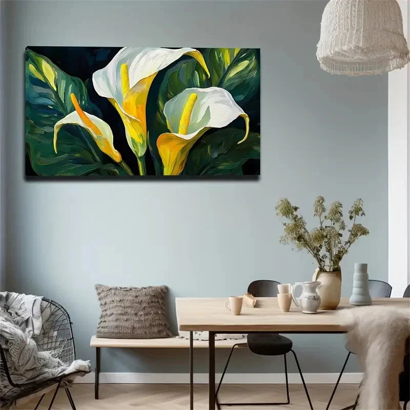 Flowers Worth Tasting Wall Art Canvas Office Home Room Framed 120x60cm