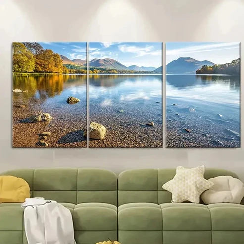 3pcs Vibrant Nature Photography ET Wall Art Set Canvas Unframed – High Quality Print 100% Australian Made Wall Canvas - Bella Home Decor