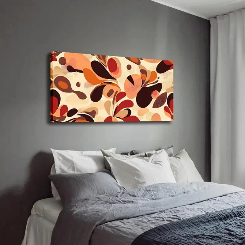 Vibrant Colorful Geometric Wall Art Canvas Office Home Room Framed 120x60cm - Bella Home Decor