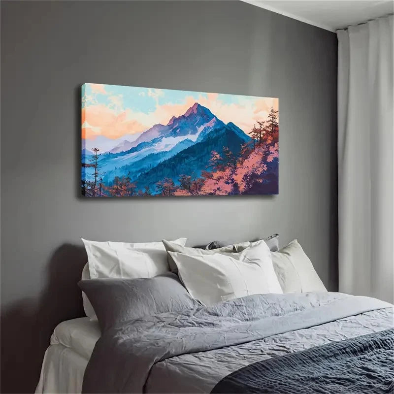Showcases Minimalist Landscape Wall Art Canvas Office Home Room Framed 120x60cm