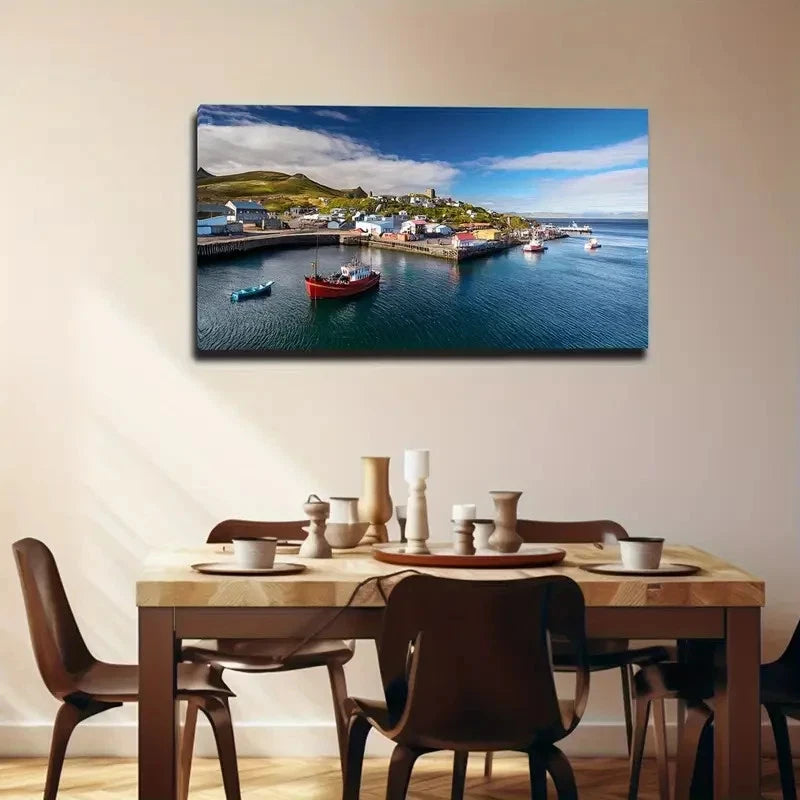 Leisurely Island And Romantic Wall Art Canvas Office Home Room Framed 120x60cm
