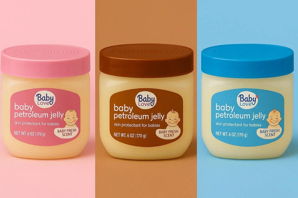 3 Pack Baby Lovey Baby Petroleum Jelly - Gentle Skin Protectant 6oz Each Fresh