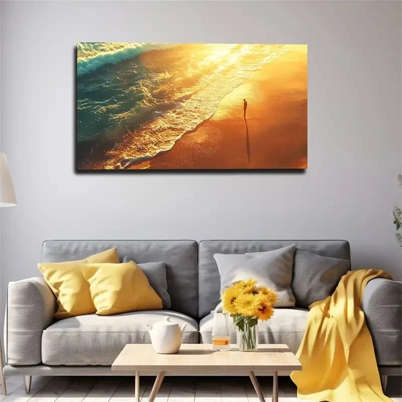Modern Bohemian Abstract Wall Art Canvas Office Home Room Framed 120x60cm