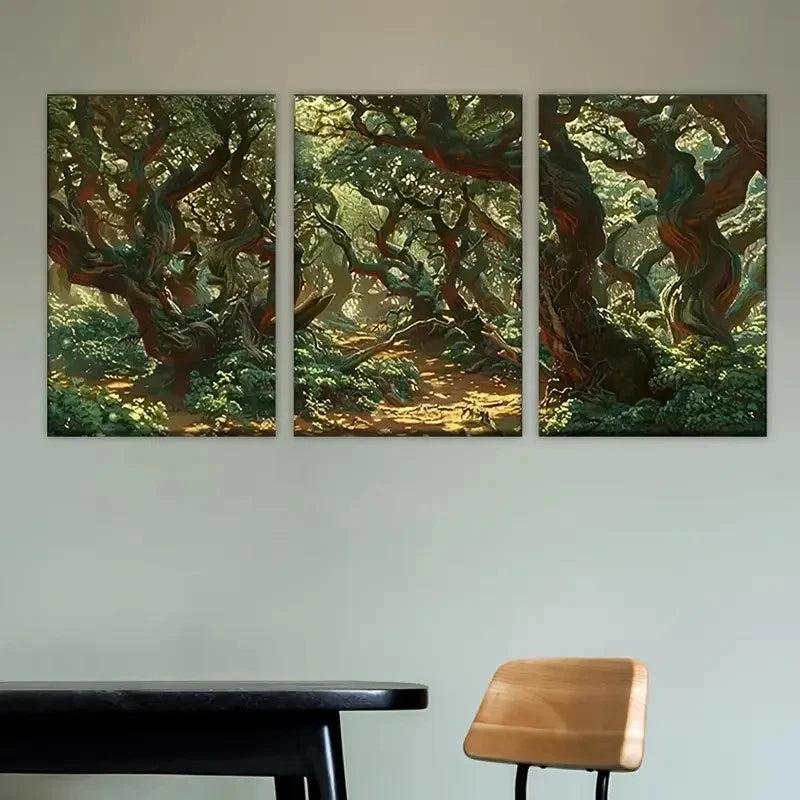 3pcs Polyester Fiber Canvas Wall Art Set Canvas Framed 60x90cm - High Quality Print 100% Australian Made Wall Canvas Ready to Hang - Bella Home Decor