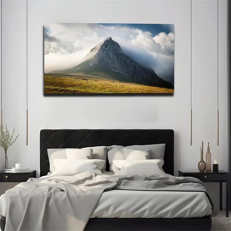Creative Pieces Misty Wall Art Canvas Office Home Room Framed 120x60cm