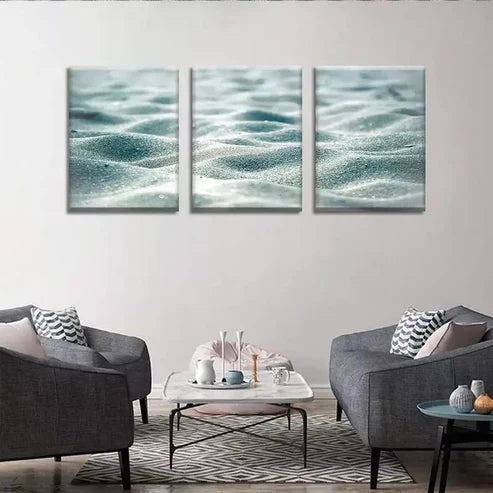 3pcs Beach Wall Art Canvas Unframed - High Quality Print 100% Australian Made Wall Canvas - Bella Home Decor