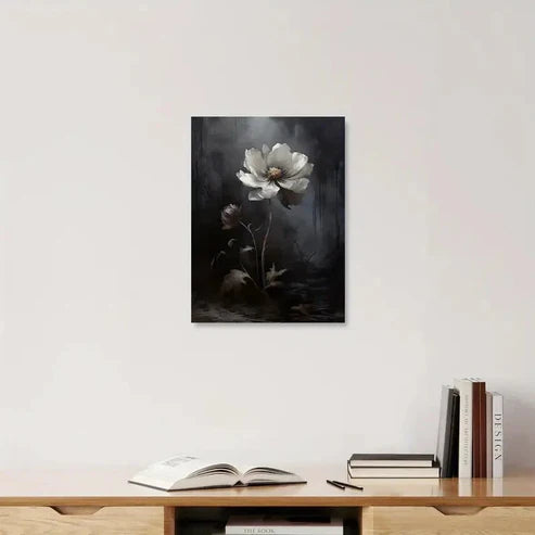 Yellow Lemon & Blue White Tablecloths Painting 60x90cm Metal Print Ready to Hang