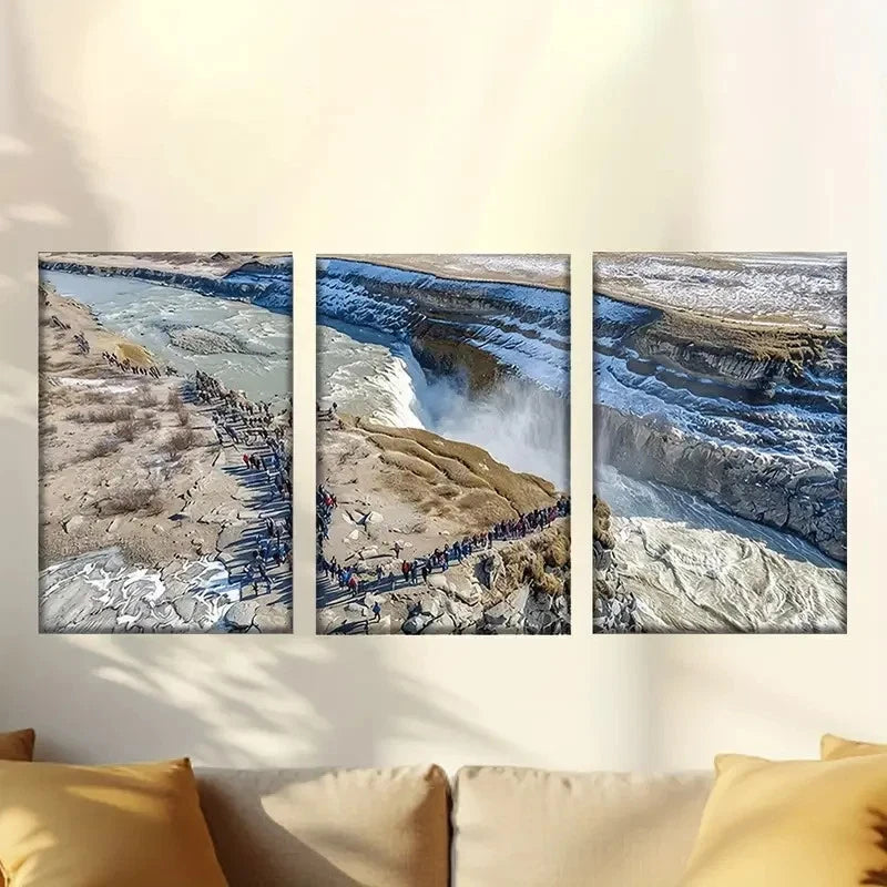 3pcs Active outdoor enthusiast Wall Art Set Canvas Framed 40x60cm - High Quality Print 100% Australian Made Wall Canvas Ready to Hang - Bella Home Decor