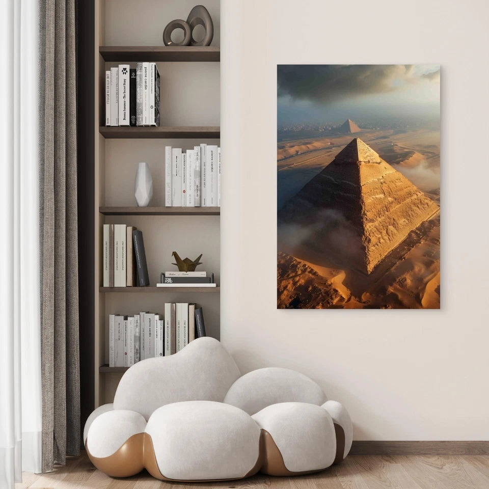 Architecture Ancient Monument 40x60cm Metal Print Ready to Hang