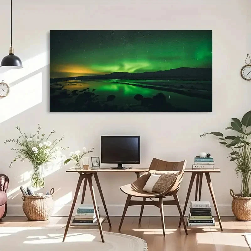 Stunning Long Exposure Scenery Wall Art Canvas Office Home Room Framed 120x60cm