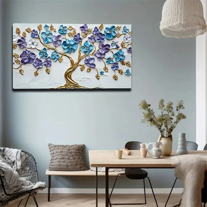 Abstract Realistic Watercolor Wall Art Canvas Office Home Room Framed 120x60cm