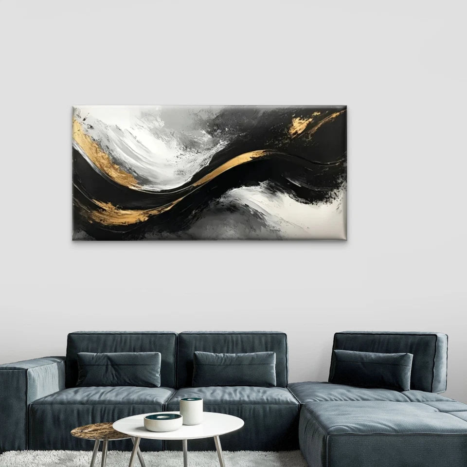 Modern Abstract Elegant Decor Wall Art Canvas Office Home Room Framed 120x60cm