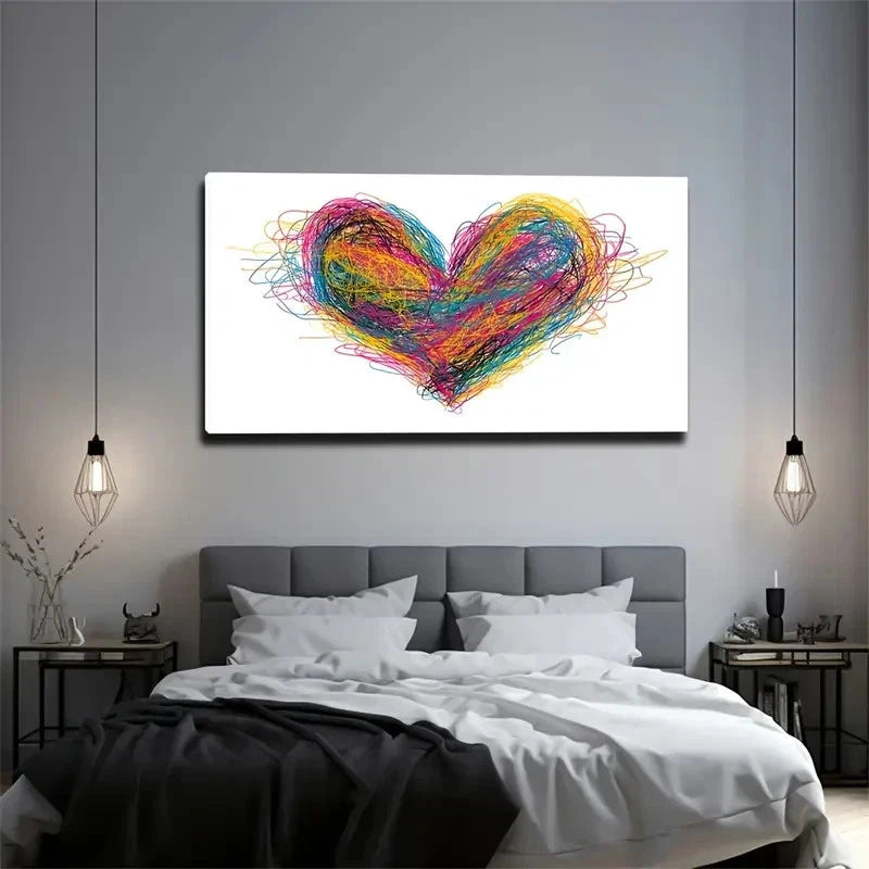 Modern Abstract Color Explosion Wall Art Canvas Office Home Room Framed 120x60cm (Copy)