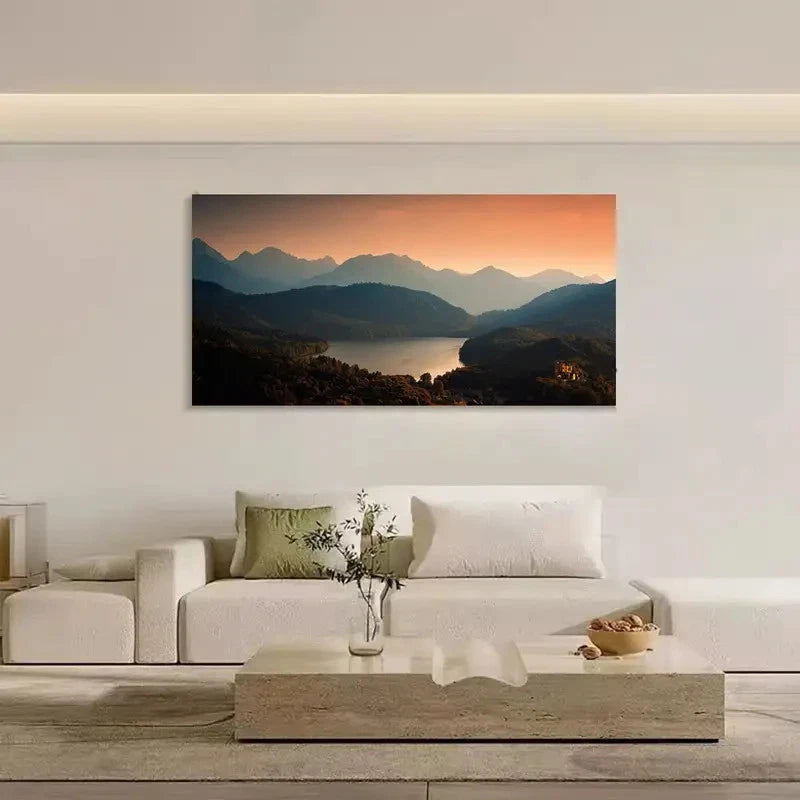 Natural Scenery Decorative Wall Art Canvas Office Home Room Framed 120x60cm - Bella Home Decor
