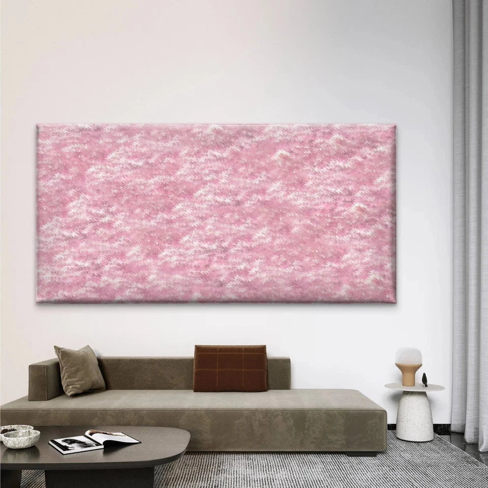 Cute Pink Baby Girl Pattern Wall Art Canvas Office Home Room Framed 120x60cm