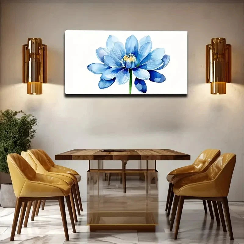 Bohemian Floral Blooming Wall Art Canvas Office Home Room Framed 120x60cm
