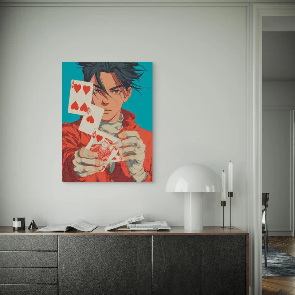 Ace of Hearts 40x60cm Metal Print Ready to Hang