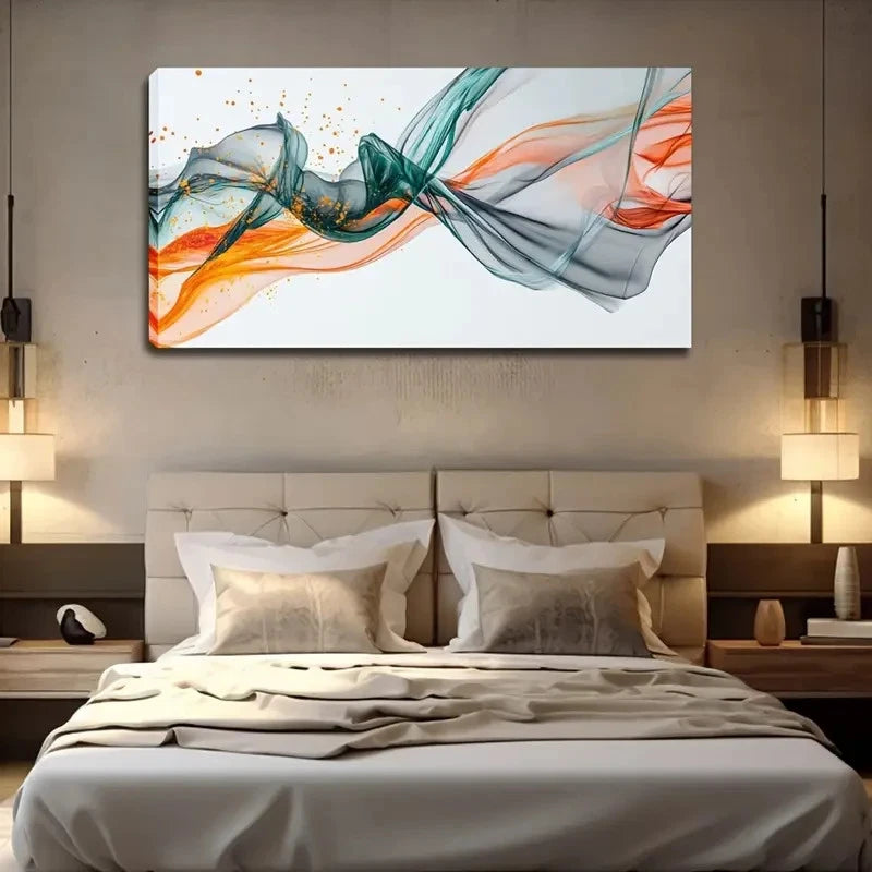 Colorful Abstract Design Wall Art Canvas Office Home Room Framed 120x60cm