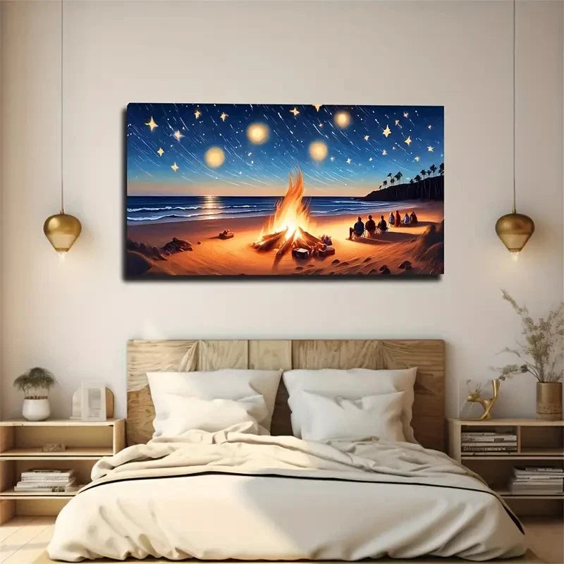 Van Gogh Sky Beautiful Wall Art Canvas Office Home Room Framed 120x60cm