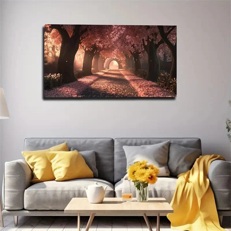 Romantic Style Decorative Wall Art Canvas Office Home Room Framed 120x60cm