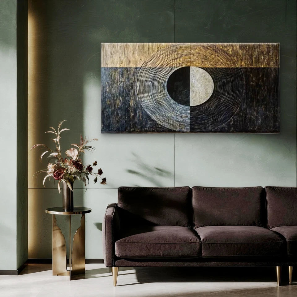 Echoes of the Infinite Wall Art Canvas Office Home Room Framed 120x60cm - Bella Home Decor