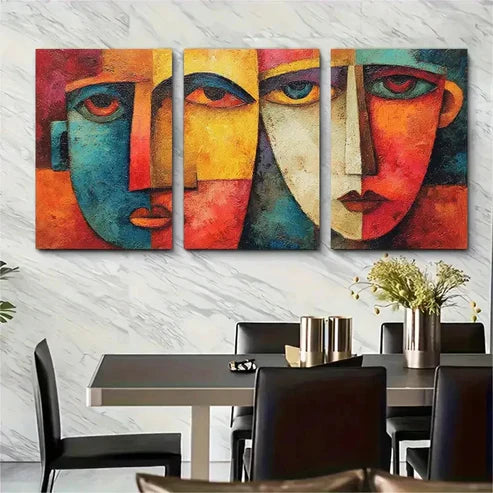 3pcs Steve Bonds Perfect Century Perfect Wall Art Canvas Unframed - High Quality Print 100% Australian Made Wall Canvas
