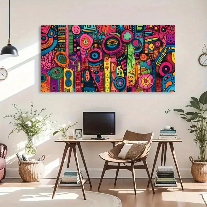 Trendy Decorative Artwork Mode Wall Art Canvas Office Home Room Framed 120x60cm