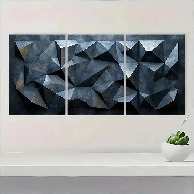 3pcs Dustin Way Canvas Print Art Black DJ Wall Art Set Canvas Framed 60x90cm - High Quality Print 100% Australian Made Wall Canvas Ready to Hang - Bella Home Decor