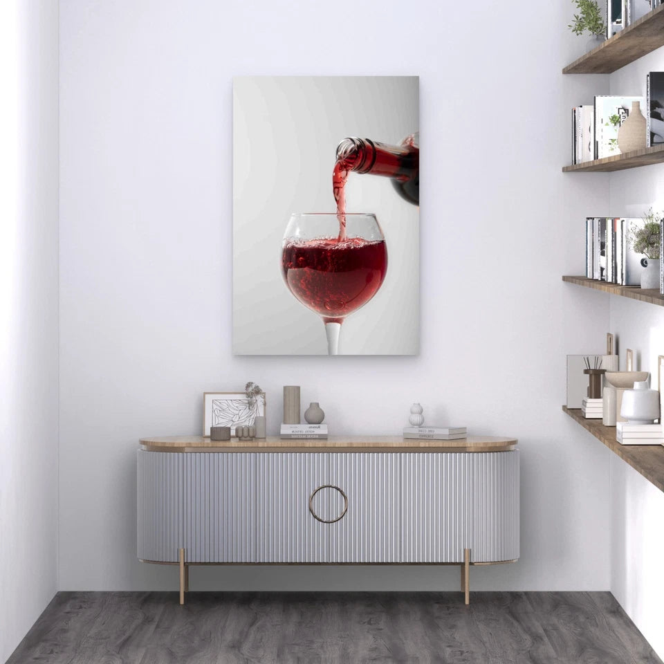 Wine Still Life 40x60cm Metal Print Ready to Hang